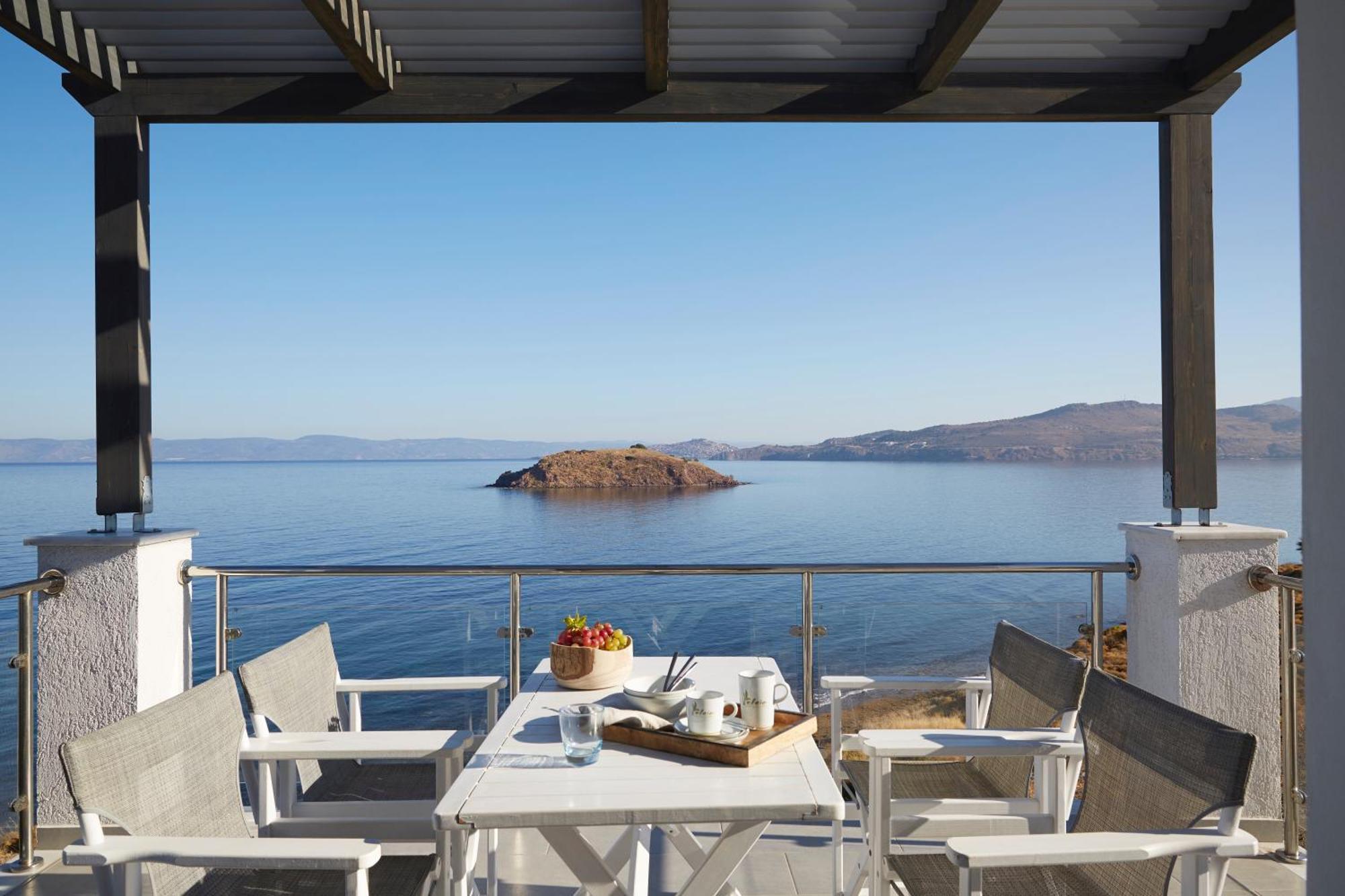 Eleia Seafront Rooms & Villas Pétra Kültér fotó