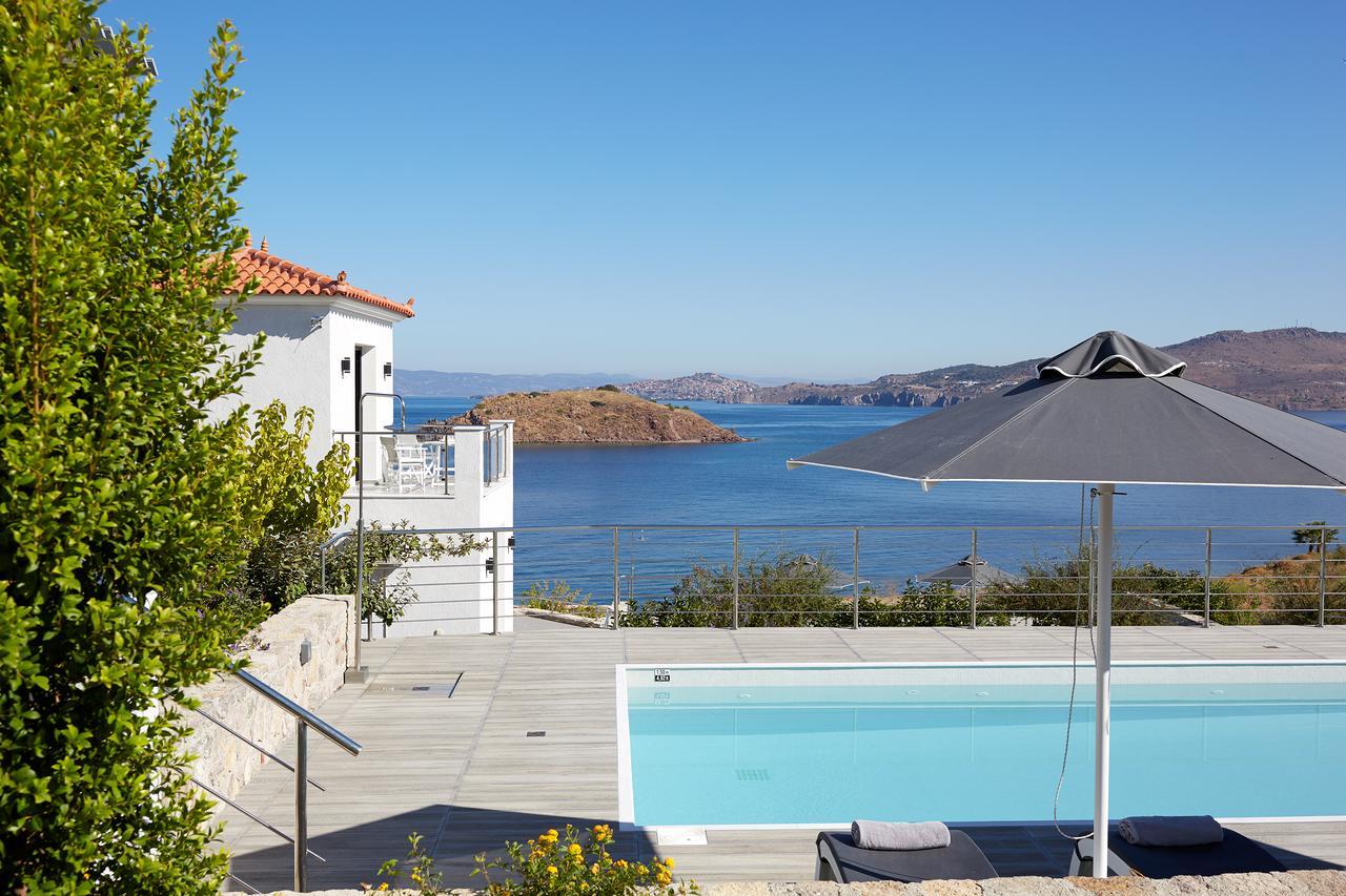 Eleia Seafront Rooms & Villas Pétra Kültér fotó