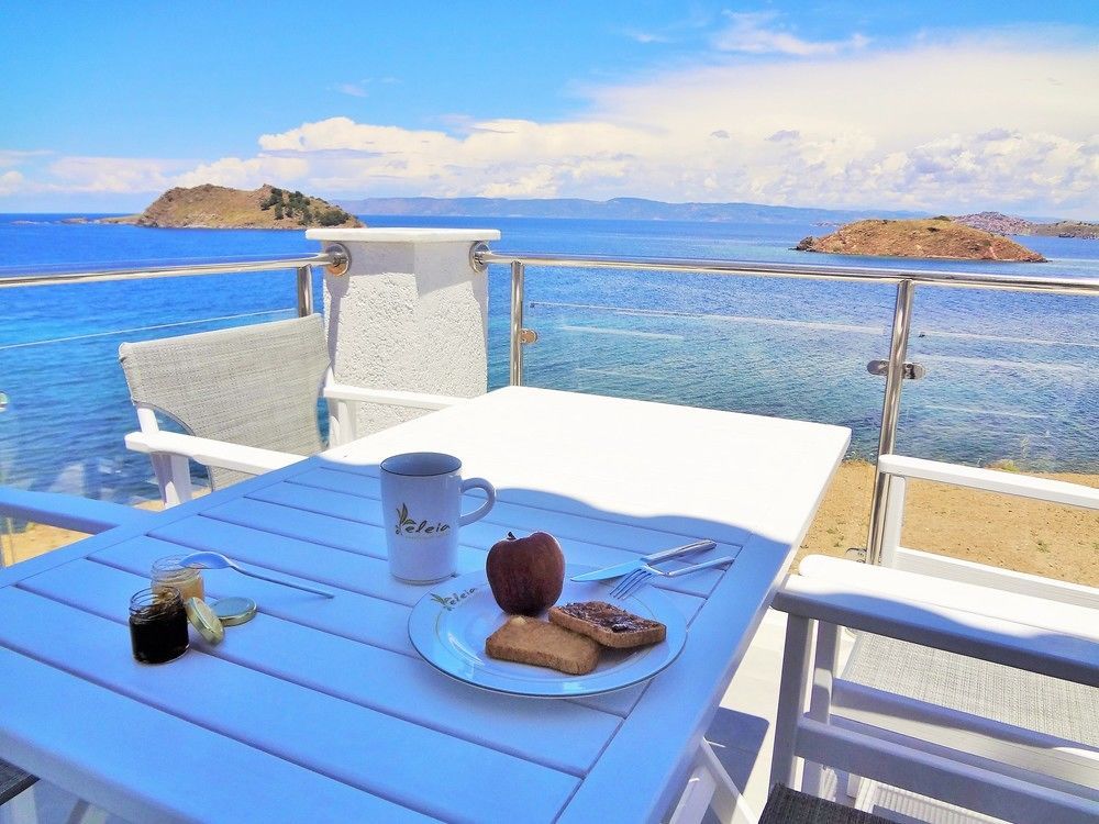 Eleia Seafront Rooms & Villas Pétra Kültér fotó